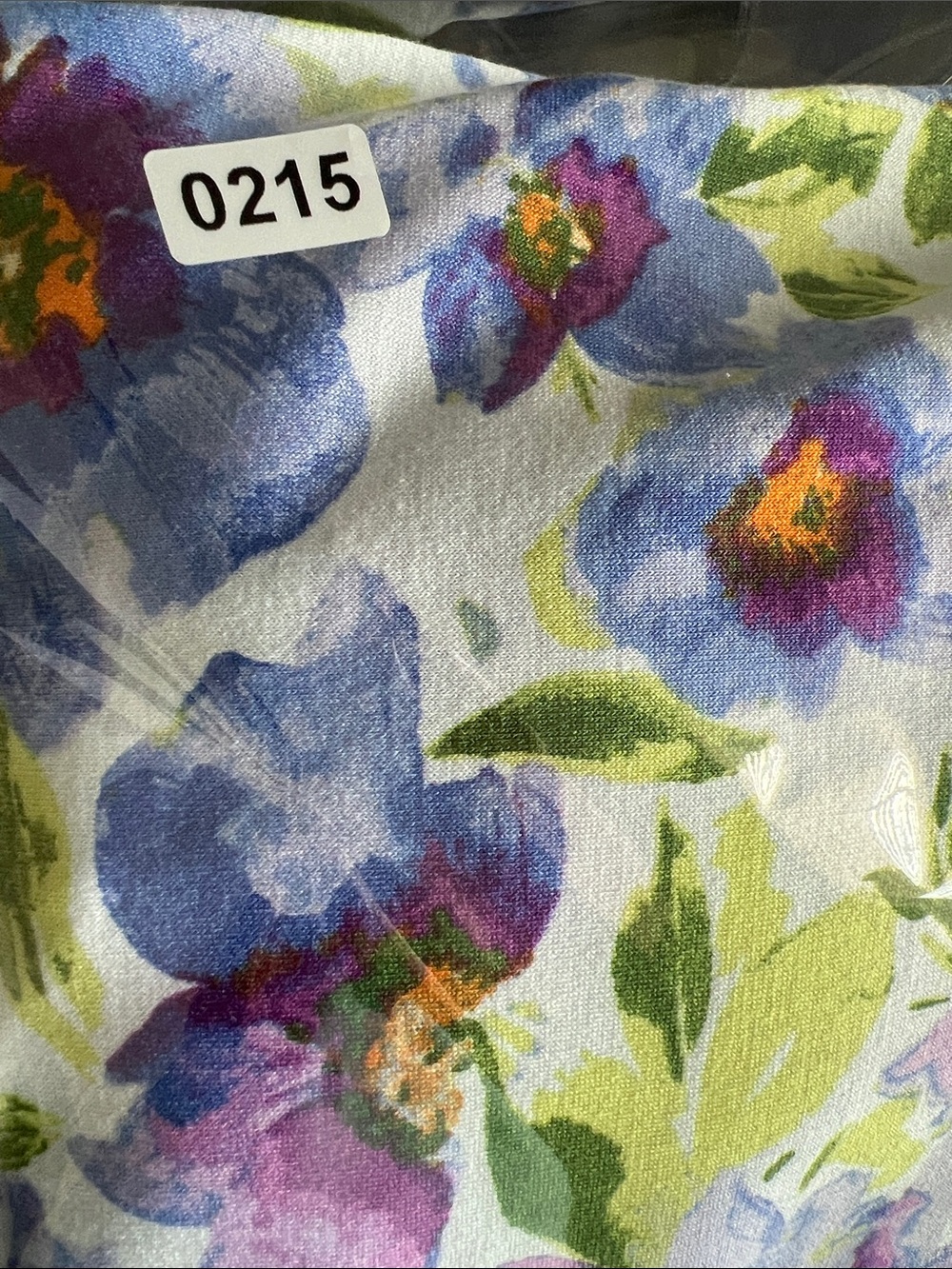 Emma & Michele Lavender and Green Floral Sleeveless Maxi Dress - Picture 11 of 11